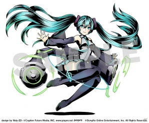 iOS/Android「ディバインゲート」と「初音ミク」らバーチャル・シンガーとのコラボ企画が6月下旬に実施決定！の画像2
