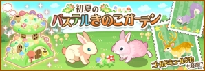 GREE「ハコニワ ふしぎな手紙とどうぶつ島」限定ステージイベント「初夏のパステルきのこガーデン」が開催の画像1