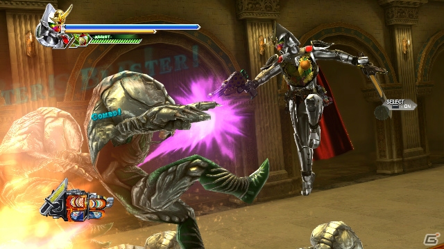 PS3/Wii U「仮面ライダー バトライド・ウォーII」追加DLC第2弾として登場の「仮面ライダー鎧武 極アームズ」が繰り出す技の数々を紹介！の画像9