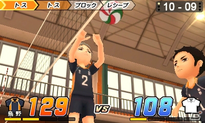 3DS「ハイキュー!! 繋げ!頂の景色!!」では烏野高校排球部の6人が主人公に―カットイン演出も楽しめるバレーボールの流れも紹介！の画像18