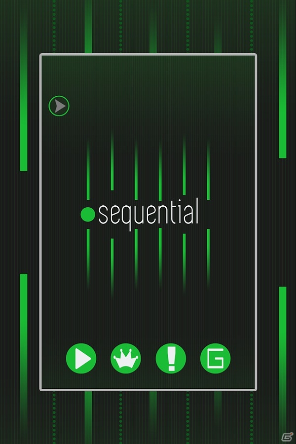 バーの隙間を飛び越えろ！iOS/Android「Sequential」が配信の画像1