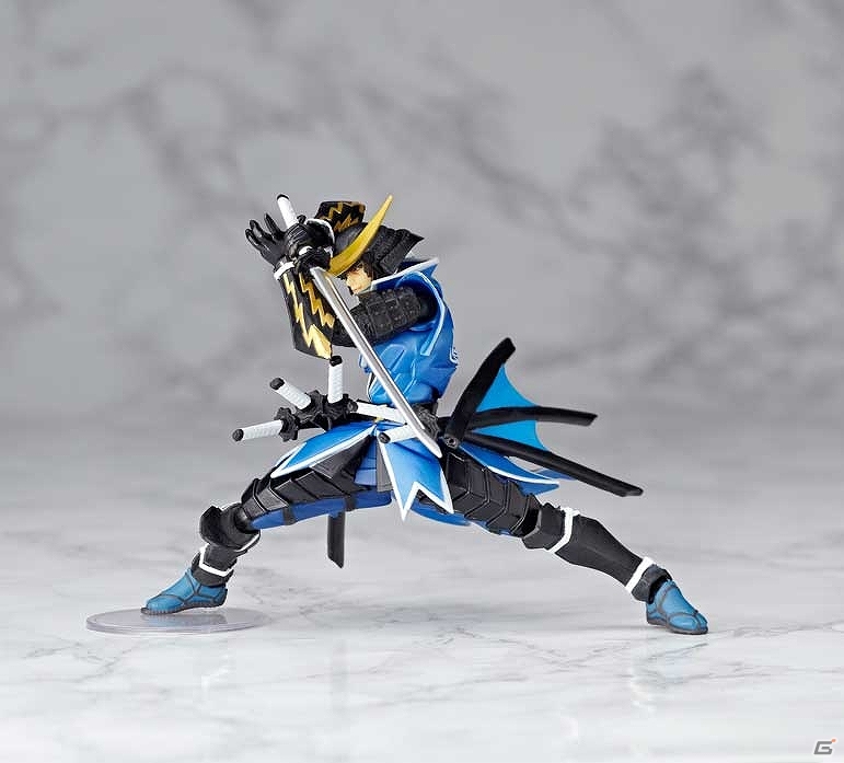 部屋で決めるWAR DANCE！海洋堂の新フィギュアシリーズ・リボルミニ第4弾として「戦国BASARA」シリーズより“伊達政宗”が登場の画像2