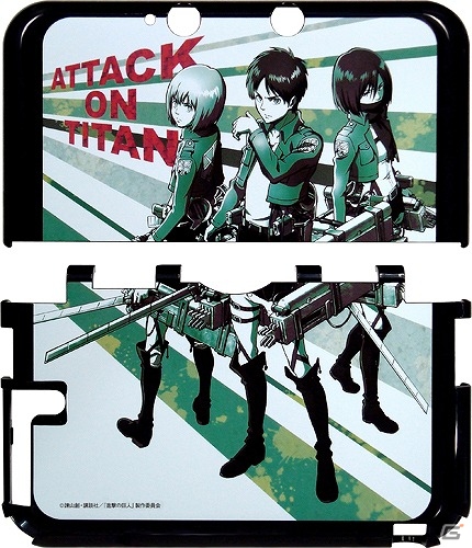 アニメ「進撃の巨人」の3DS LL用「プロテクトケース」と「カードケース」が6月30日に発売の画像5