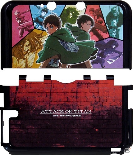 アニメ「進撃の巨人」の3DS LL用「プロテクトケース」と「カードケース」が6月30日に発売の画像7