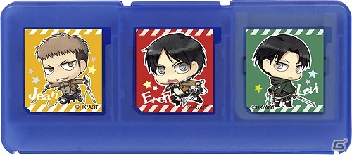 アニメ「進撃の巨人」の3DS LL用「プロテクトケース」と「カードケース」が6月30日に発売の画像8