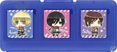 アニメ「進撃の巨人」の3DS LL用「プロテクトケース」と「カードケース」が6月30日に発売の画像9