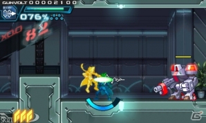3DS「蒼き雷霆 ガンヴォルト」ならではのゲームシステムやガンヴォルトの成長要素が明らかに―配信時期は8月中旬へと更新の画像2