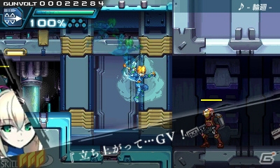 3DS「蒼き雷霆 ガンヴォルト」ならではのゲームシステムやガンヴォルトの成長要素が明らかに―配信時期は8月中旬へと更新の画像12