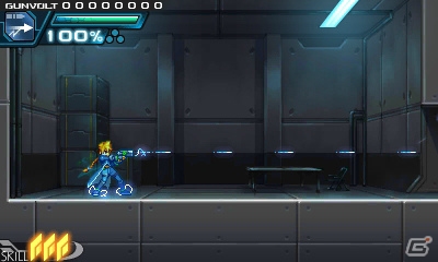 3DS「蒼き雷霆 ガンヴォルト」ならではのゲームシステムやガンヴォルトの成長要素が明らかに―配信時期は8月中旬へと更新の画像16