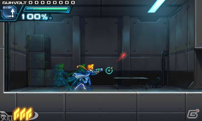 3DS「蒼き雷霆 ガンヴォルト」ならではのゲームシステムやガンヴォルトの成長要素が明らかに―配信時期は8月中旬へと更新の画像18