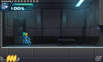 3DS「蒼き雷霆 ガンヴォルト」ならではのゲームシステムやガンヴォルトの成長要素が明らかに―配信時期は8月中旬へと更新の画像20