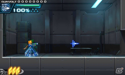 3DS「蒼き雷霆 ガンヴォルト」ならではのゲームシステムやガンヴォルトの成長要素が明らかに―配信時期は8月中旬へと更新の画像21