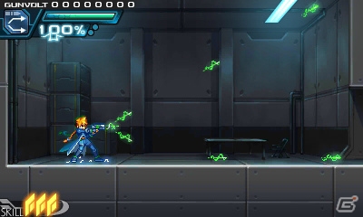 3DS「蒼き雷霆 ガンヴォルト」ならではのゲームシステムやガンヴォルトの成長要素が明らかに―配信時期は8月中旬へと更新の画像23