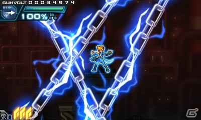 3DS「蒼き雷霆 ガンヴォルト」ならではのゲームシステムやガンヴォルトの成長要素が明らかに―配信時期は8月中旬へと更新の画像32