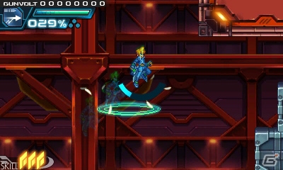 3DS「蒼き雷霆 ガンヴォルト」ならではのゲームシステムやガンヴォルトの成長要素が明らかに―配信時期は8月中旬へと更新の画像39
