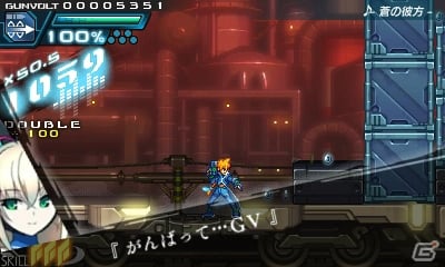 3DS「蒼き雷霆 ガンヴォルト」ならではのゲームシステムやガンヴォルトの成長要素が明らかに―配信時期は8月中旬へと更新の画像9