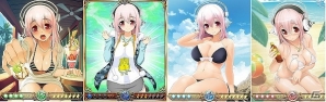 iOS/Android「運命のクランバトル」限定SRカードなどがもらえる2周年記念「すーぱーそに子」コラボキャンペーンが開催の画像4