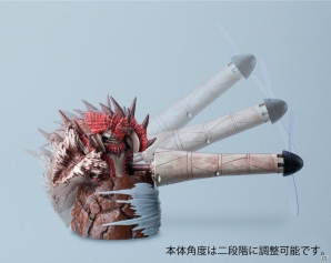 ガンランスの爆風で涼が取れる「ハンターUSB卓上ファン」が発売中―電撃砲を放つ瞬間のマズルフラッシュはLEDで再現！の画像4