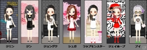 GREE「Kstars Wonderland」防弾少年団本人が選んだ「理想の彼女」のアバターセットが登場の画像2