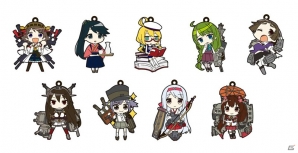 rin氏描き下ろしのデフォルメイラストを使用した「艦隊これくしょん -艦これ- トレーディングラバーストラップ」第3弾が発売決定！の画像1