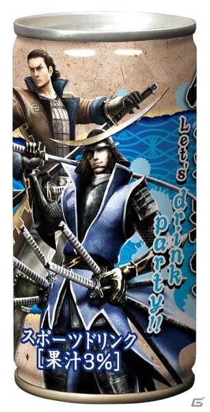 「戦国BASARA4」グッズ最新情報！3軍勢を模した缶ドリンク＆ぬいぐるみ「真田幸村」「猿飛佐助」が登場の画像1