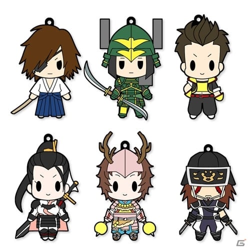 半立体の凸凹感が楽しめる「戦国BASARA4 ラバーストラップコレクション」Vol.1＆Vol.2が9月に発売―特別衣装バージョンに加え新武将も勢揃い！の画像1