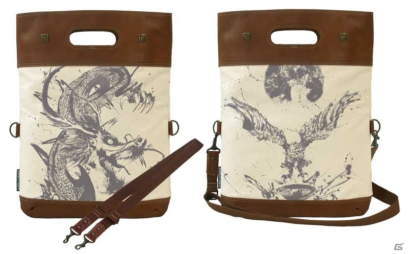 「戦国BASARA4」戯画バサラ技の墨絵をデザインした「クラッチバッグ」＆「キャンバスウォレット」の予約受付がスタートの画像1