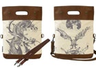 「戦国BASARA4」戯画バサラ技の墨絵をデザインした「クラッチバッグ」＆「キャンバスウォレット」の予約受付がスタート