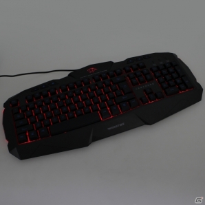 上海問屋、ブルー・レッド・パープルの3色に光るLEDが魅力！「バックライト内蔵 ゲーミングキーボード」を販売の画像3