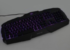 上海問屋、ブルー・レッド・パープルの3色に光るLEDが魅力！「バックライト内蔵 ゲーミングキーボード」を販売