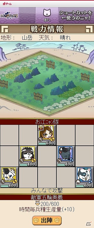 「のぶニャがの野望」がdゲームにて配信決定＆事前登録も開始の画像2