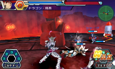 3DS「マジンボーン 時間と空間の魔神」3vs3の協力プレイ＆強力な必殺技を繰り出すバトルアクションを紹介！ファイターを強化するカスタマイズ要素もの画像10