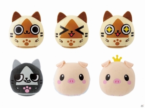 アイルーたちがまんまるなぬいぐるみに！「モンスターハンター まるころりんぬいぐるみ」が7月上旬より全国のアミューズメント施設に登場の画像1