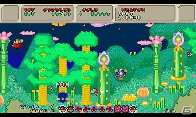 3DS「3D ファンタジーゾーンIIダブル」が配信開始―「コインストック」による追加要素の情報を公開の画像3