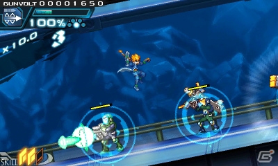 3DS「蒼き雷霆 ガンヴォルト」配信日が8月20日に決定！新たに判明した4人のボスキャラクターを紹介の画像12
