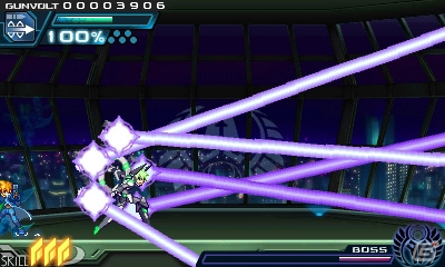 3DS「蒼き雷霆 ガンヴォルト」配信日が8月20日に決定！新たに判明した4人のボスキャラクターを紹介の画像19