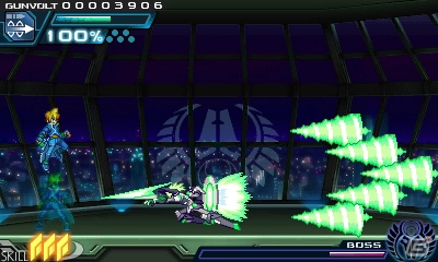 3DS「蒼き雷霆 ガンヴォルト」配信日が8月20日に決定！新たに判明した4人のボスキャラクターを紹介の画像20