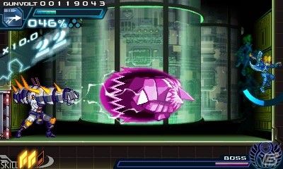 3DS「蒼き雷霆 ガンヴォルト」配信日が8月20日に決定！新たに判明した4人のボスキャラクターを紹介の画像32