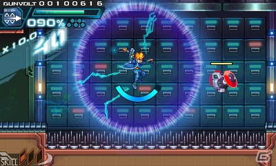 3DS「蒼き雷霆 ガンヴォルト」配信日が8月20日に決定！新たに判明した4人のボスキャラクターを紹介の画像37