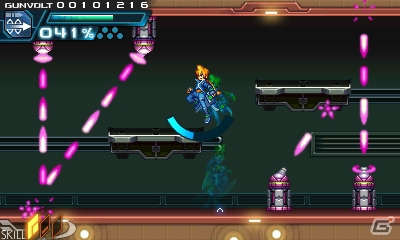 3DS「蒼き雷霆 ガンヴォルト」配信日が8月20日に決定！新たに判明した4人のボスキャラクターを紹介の画像38