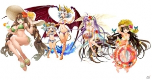 iOS/Android「征戦！エクスカリバー」人気投票上位キャラが水着で登場！夏をテーマにしたイベントやアイテムが手に入る「サマーキャンペーン」が開催の画像2