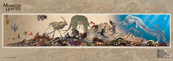 モンスターハンターシリーズのジグソーパズルが発売決定の画像1