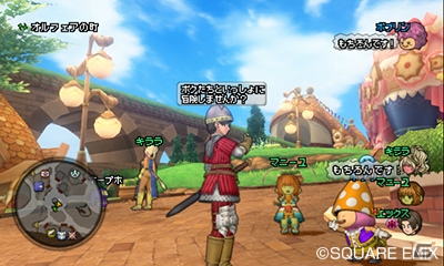 クラウドゲーム技術で手軽に楽しめるニンテンドー3DS版「ドラゴンクエストX オンライン」の特徴とゲーム画面を紹介！の画像3