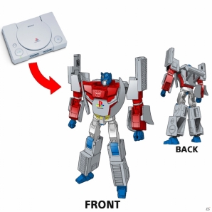 プレイステーションがコンボイにトランスフォーム！？PSオフィシャルライセンスプログラム3商品が「ワンダーフェスティバル 2014［夏］」にて展示決定の画像1