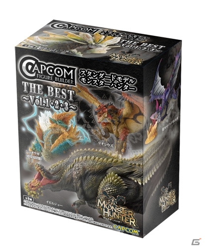 「モンスターハンター」カプコンフィギュアビルダーのベスト版が7月29日に発売―リオレウスやイビルジョーなど全9種類がラインナップの画像1