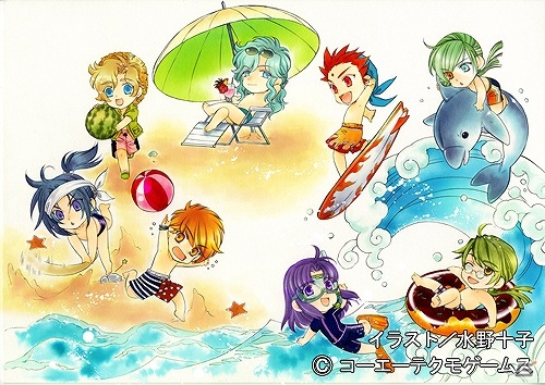 Mobage/my GAMECITY「100万人の遙かなる時空の中で」水野十子氏のイラストを使用した限定札が配信！イベント「わがままな夏2」も開催予定の画像1
