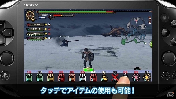 PS Vita版「モンスターハンター フロンティアG」オープンβテストが8月13日より開始！最新プロモーションムービーを公開中の画像3