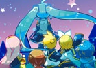 ボカロ曲を聴きながらゲームをプレイ―iOS/Android「初音ミクぐらふぃコレクション なぞの音楽すい星」事前登録＆Twitterフォローキャンペーンが開始