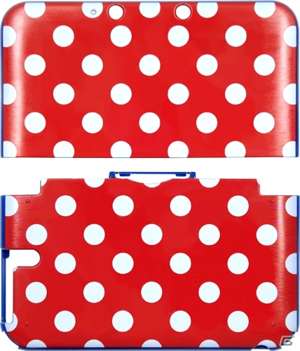 3DS LL用薄型カバー「CYBER・DESIGN COVER」に新ラインナップ―キュートなドット柄が魅力の2色が8月8日に発売の画像2