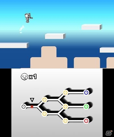シンプル操作にハマる！熱くなる！やりこみ度満載のアクションゲーム―3DS「CUBIT ワンボタン ランニング アクション」配信開始の画像1